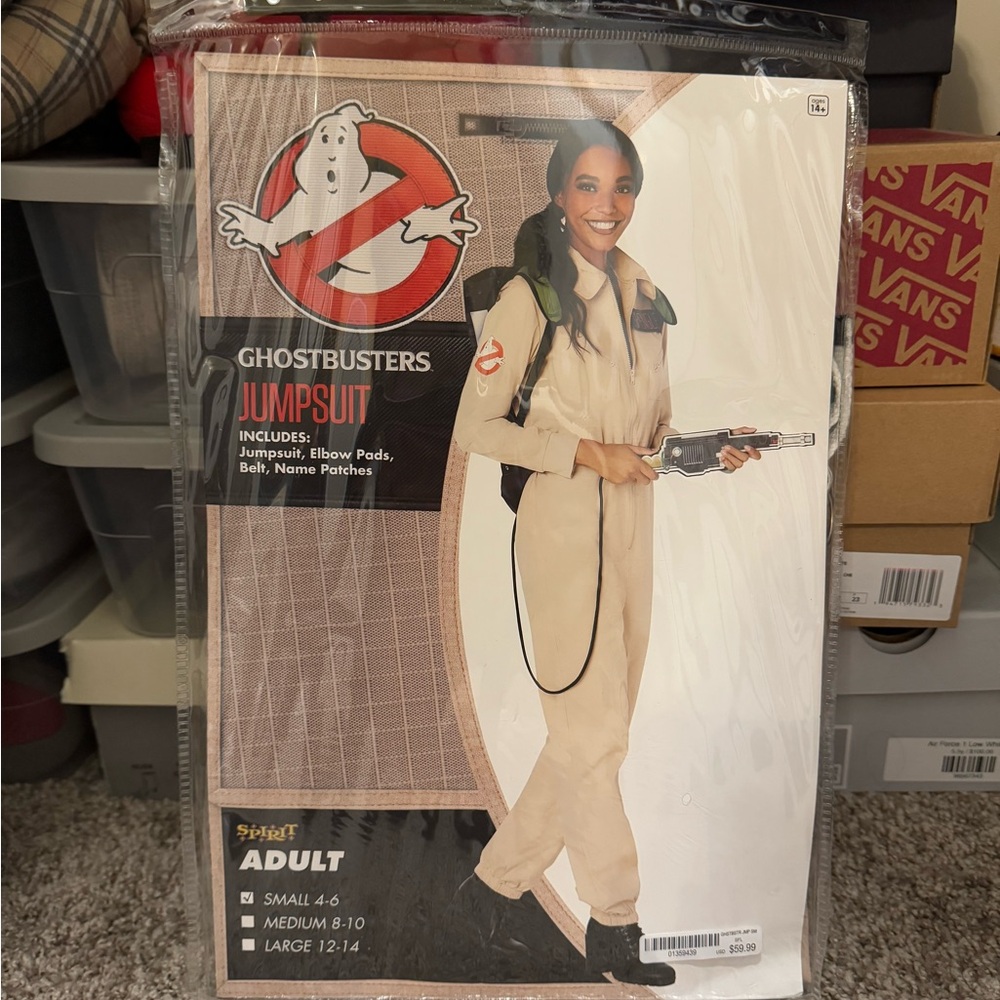 Ghostbusters Beige Jumpsuit Costume for Kids